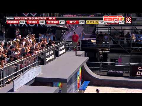 x games 2012 Paul Rodriguez ouro na final do Skate Street
