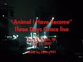 animal i have become  three days grace  live 