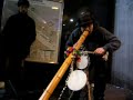 one man drum-n-didgeridoo band