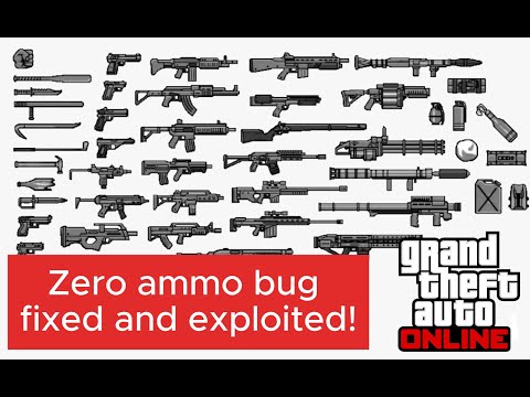 How to fix zero ammo bug and get infinite ammo in GTA online