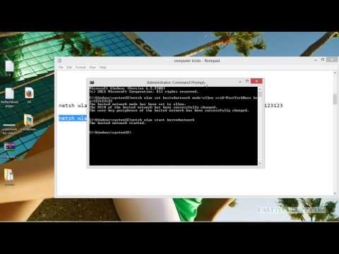 how to create wifi hotspot in windows 8