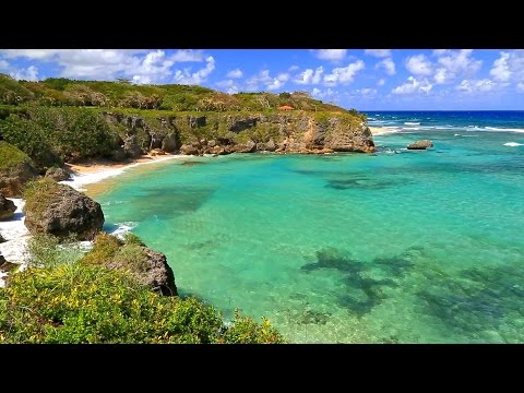 Relaxing Piano Music with Ocean Sounds - HD Video 1080p