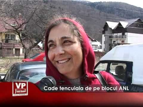 Cade tencuiala de pe blocul ANL