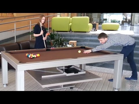 Billardtisch Pronto Vision - Outdoor Billardtisch exklusiv