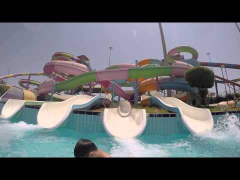 Aquapark swimming pool in Kuwait