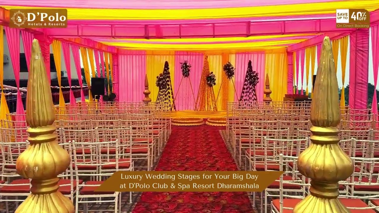 Luxury Wedding Stages for Your Big Day at D'Polo Club & Spa Resort Dharamshala 🌟💍