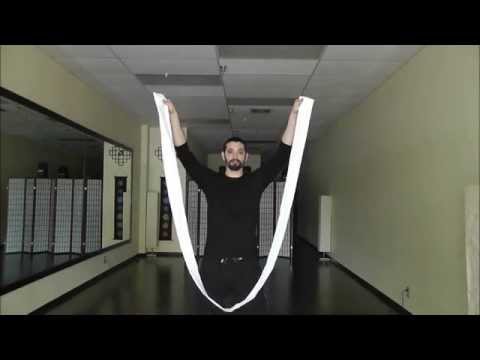 how to properly tie a kung fu sash