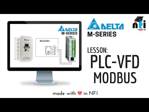 how to control vfd using plc
