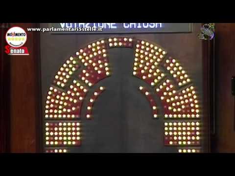 il - Prima votazione a scrutinio segreto nel corso del dibattito sulle riforme Costituzionali... il Governo va sotto. L'approvazione di questo emendamento che affida al Senato poteri in materia...