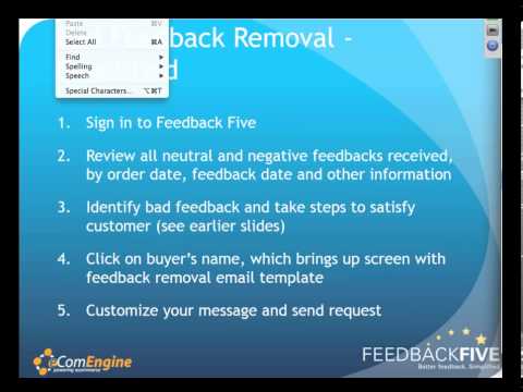 how to remove negative feedback on amazon