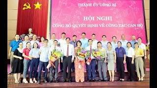 Công bố các quyết định về công tác cán bộ