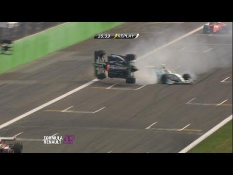 Marco Sorensen, Big crash World Series by Renault 3.5 at Monza