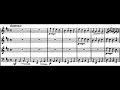 canon con partitura