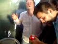 Ginger man electrocutes his Gonads!