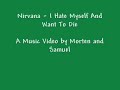 I hate myself and want to die! I hate myself and want to die!