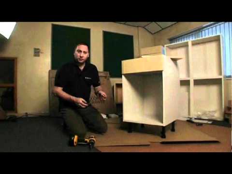 how to fit b&q kitchen cabinets