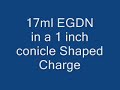 Shaped charge failure