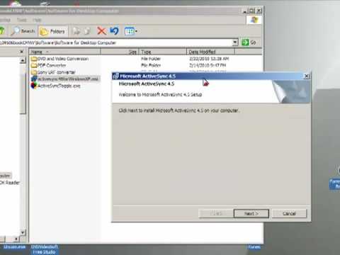 activesync - How to install activesync correctly so you do not get errors.