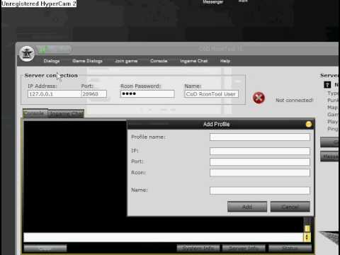 how to use rcon in vent