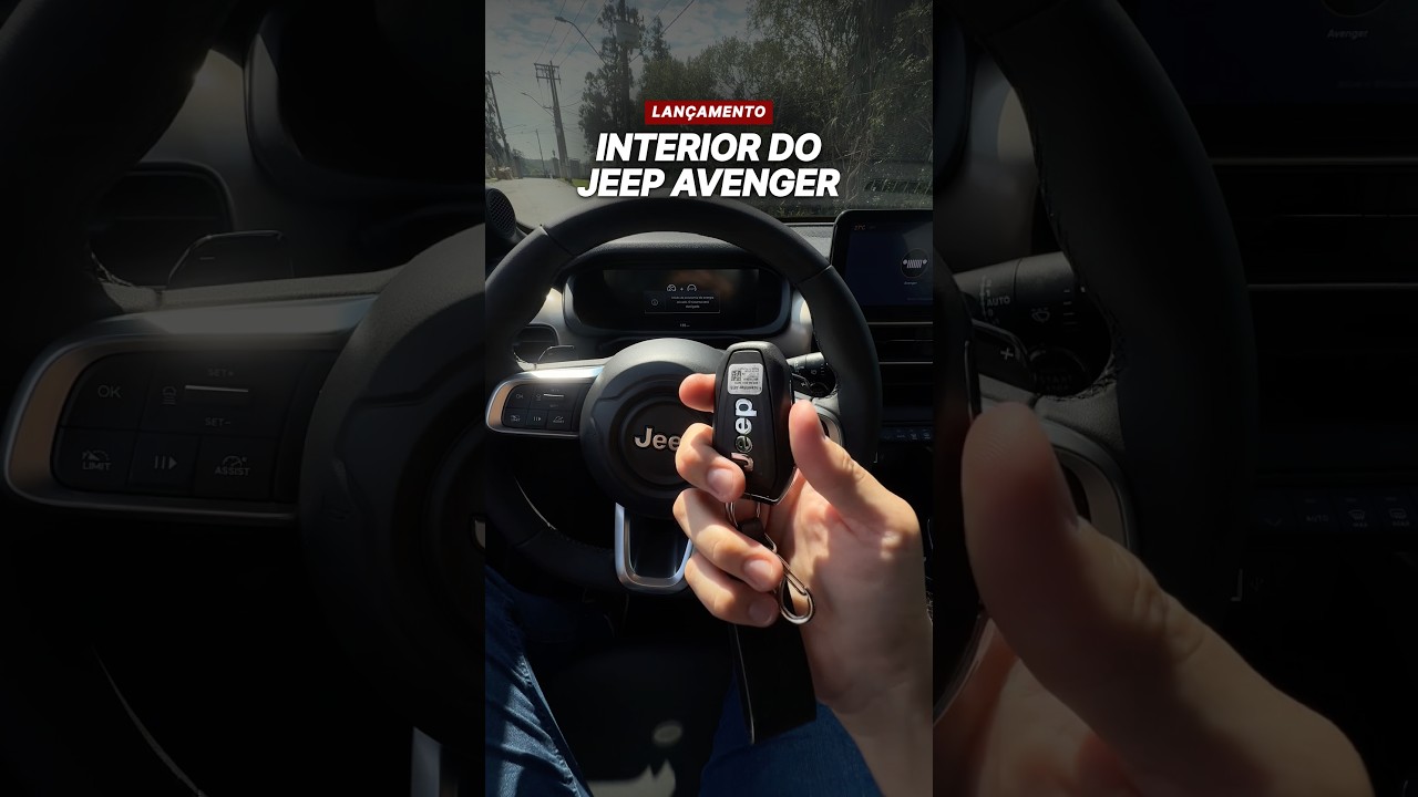 Conheça o interior do Avenger, o novo carro da Jeep