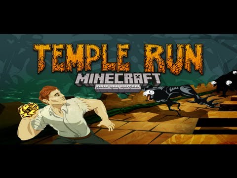 Minecraft Xbox 360 Temple Run With Map Download!