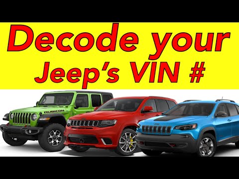 How to Decode your Jeep's Vin Number. 🤔