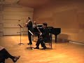 this is a sonata for a recorder and continuous bass. i believe that fagotto matches effectively with recorder for this piece as a bass instrument. kaneko(recorder), ano(piano), and kai(fagotto) are the members of fujitsu ensemble club, the amateur players group. this was recorded at muza kawasaki assembly hall in japan.