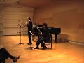 this is a sonata for a recorder and continuous bass. i believe that fagotto matches effectively with recorder for this piece as a bass instrument. kaneko(recorder), ano(piano), and kai(fagotto) are the members of fujitsu ensemble club, the amateur players group. this was recorded at muza kawasaki assembly hall in japan.