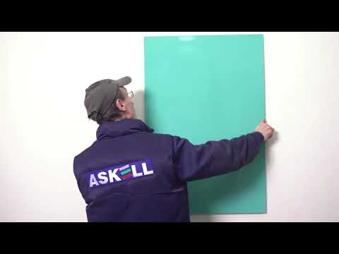 Доска стеклянная магнитно маркерная Askell Lux, 100*100 см