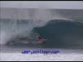 Surfer on a Big Wave at Pipeline