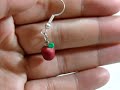 Cómo hacer manzanas rojas para aretes con arcilla polimerica