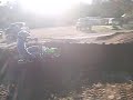 Testing out the new pitbike track on the KLX 110's