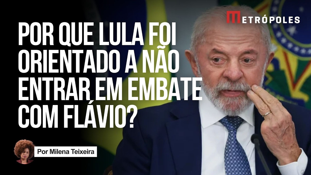 Lula é orientado a esperar momento certo para falar de áudio de Flávio