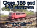 Old East German Electric Locomotives 142 + 155 Holzroller DR