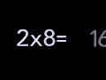 Multiplication Table 2 Song and Video
