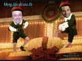 Tr�ve de No�l country au PS (Elfyourself Royal Aubry Hamon Delano�)