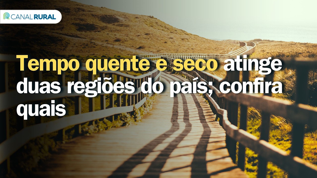 Previsão do tempo | Brasil 15 dias | Tempo quente e seco atinge duas regiões do país; confira quais