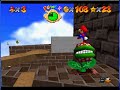 super mario64 getting all coins in WF free-run non tas