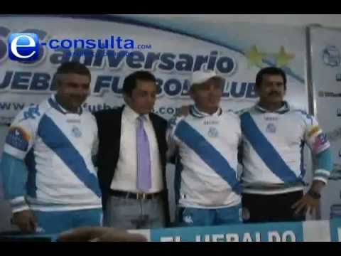 Sergio Bueno presentaci&oacute;n oficial Puebla FC 