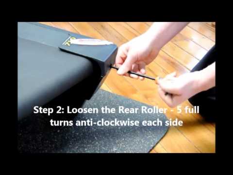 how to apply icon walking belt lube