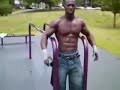Strong Man In Park