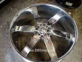 WORST BENT 26" rim EVER! Lexani 3 piece