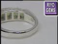 Silver peridot Ring By http://www.riyogems.com