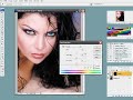Haifa Wehbe, Photoshop, how to change eye color, right