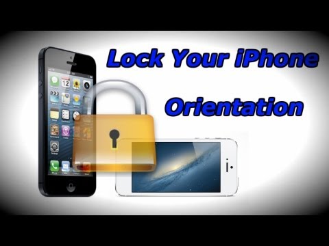 how to turn orientation lock off