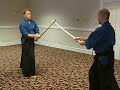 Kenjutsu Practice - Chris and Charlie 20080830