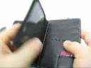PDair Leather Case for Dell Axim X3/X3i/X30 - Book (Black)