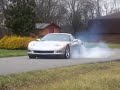 2005 corvette burnout
