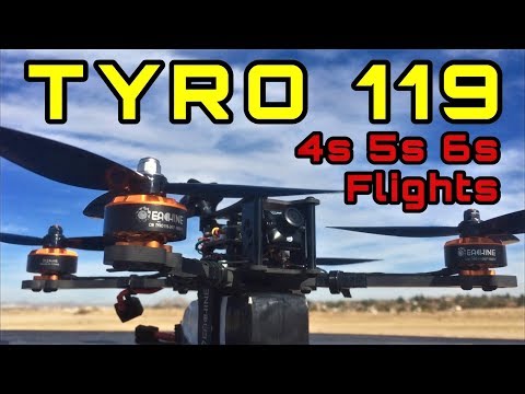 Test Flight 4s 5s 6s Eachine Tyro 119