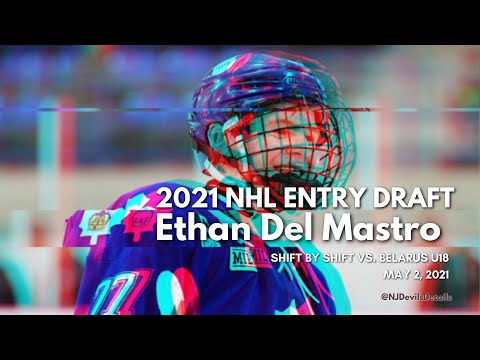 2021 NHL Draft | Ethan Del Mastro (#14) Shift by Shift vs. Belarus U18, May 2, 2021